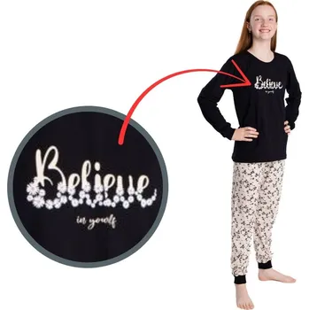 Dívčí pyžamo Dívčí pyžamo Betty Mode Belive černé