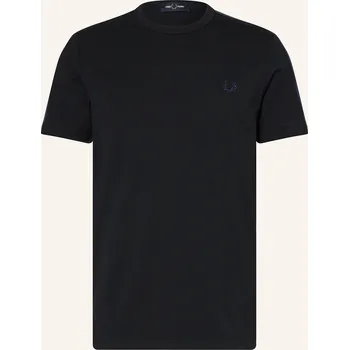 Pánské tričko Fred Perry Pánské Tričko S Galonovými Pruhy, 102 black, M