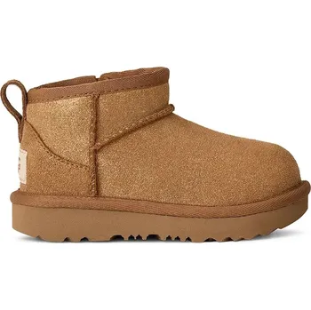 Dětská móda Dětské semišové zimní boty UGG CLASSIC ULTRA MINI DAZZLE 1171291T hnědá 82X, EUR 26
