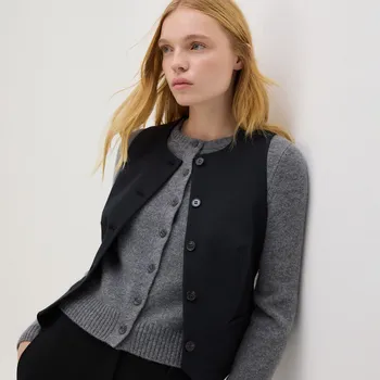 Reserved - Vypasovaná vesta - černý - YS468-99X - YS468-99X-M