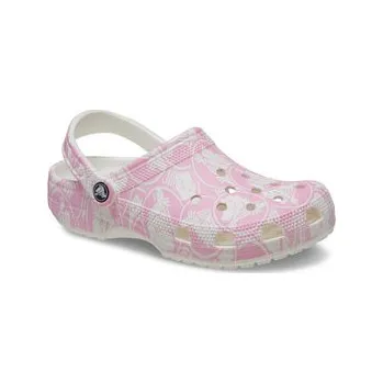 Pánské pantofle Nazouváky Crocs Classic Duke Print Clog 210003 Růžová 42_43