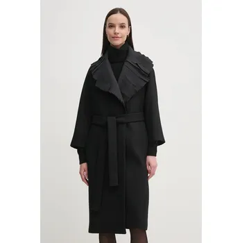 Dámský kabát Kabát Sandro Ferrone SFS18YBEASFALTO černá 99X, vel. II