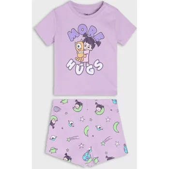 Dívčí spodní prádlo Sinsay - Dvoudílná pyžamová souprava Monsters University - levandulová - 891DO-04X - 891DO-04X-80