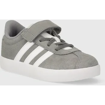 Dětská móda Dětské semišové sneakers boty adidas VL COURT 3.0 EL C ID9149 šedá 90X, EUR 29