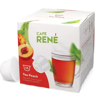 Café René | Čaj s broskví - Počet kapslí pro Dolce Gusto: 16