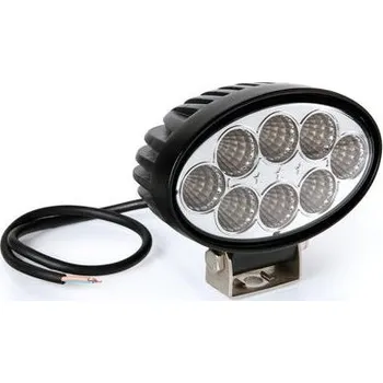 Pracovní světlo oválné 8LEDx3W 12-24V 1600lumenů 6000K bílé, 72312