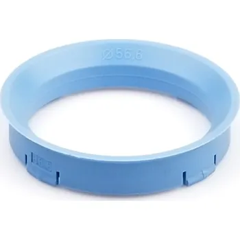 Alu kolo Kroužek vymezovací 66,6 / 56,6 (FZ64), plast, modrá, přesah kužele 4mm