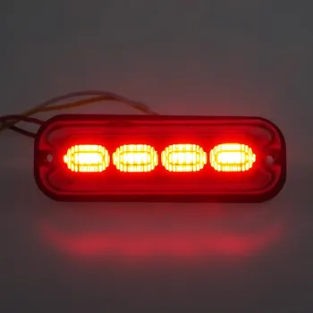 Pracovní světlo PREDATOR 4x4W LED, 12-24V, červený, ECE R10