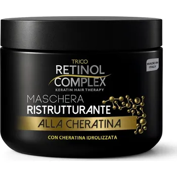 Vlasová regenerace Retinol Complex Trico restrukturalizační maska na vlasy s hydrolyzovaným keratinem, 500 ml