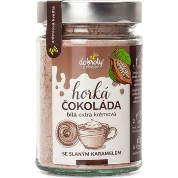 Dobroty z přírody Horká bílá čokoláda se slaným karamelem