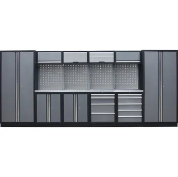 Dílenský regál Kvalitní PROFI dílenský nábytek - 4535 x 2000 x 495 mm - TGS1300BB1