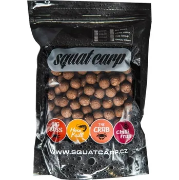 Návnadová surovina SQUAT CARP - Hotové boilies The Crab 1 kg 24 mm