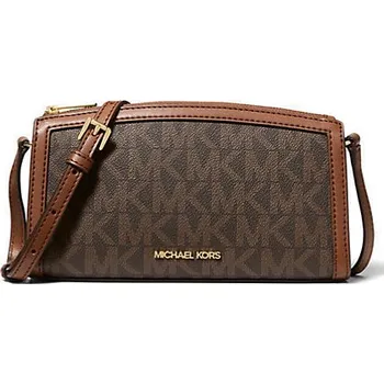 Kabelka Michael Kors crossbody kabelka logo hnědá