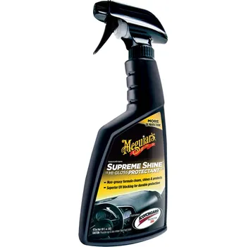Meguiar's Supreme Shine Vinyl & Rubber Protectant - ochrana interiérových plastů, vysoký lesk, 473 ml