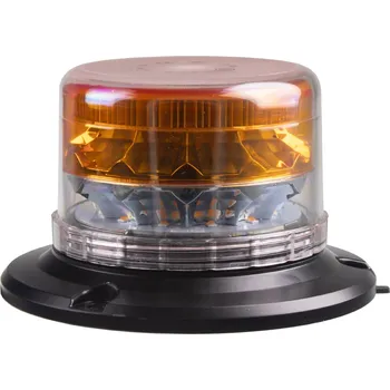 Pracovní světlo LED maják, 12-24V, 24xLED oranžový, magnet