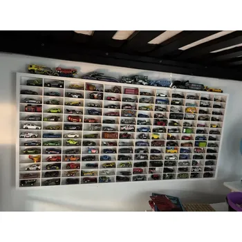 Dřevěná hračka Polička na autíčka 156ks barevná DOPRAVA ZDARMA