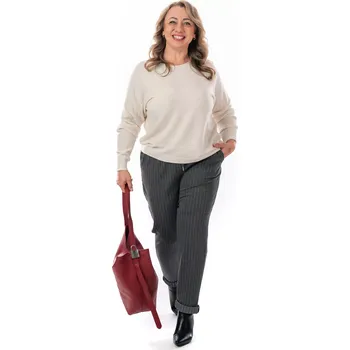 Dámský svetr Dámský svetřík SASHA Krémová 38/42