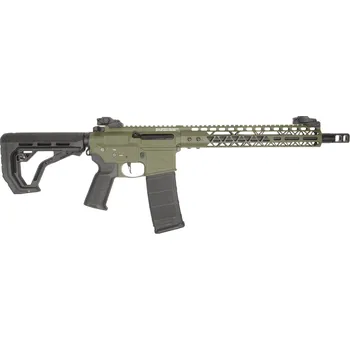Airsoftová zbraň Delta Armory airsoftová zbraň FREYA R15 gen.2 SKELETON 13" - Oliva