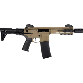 Airsoft Delta Armory airsoft zbraň M4 AR15 M-LOK SilentOps 6,5" Charlie EAGLE - Tan