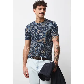 Bavlněné tričko Medicine RW25-TSMB12 námořnická modř 59A, vel. M