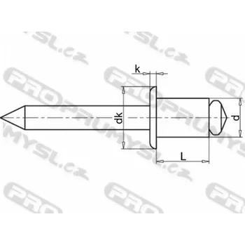 Nýt Trhací nýt A2/A2 4,8x20