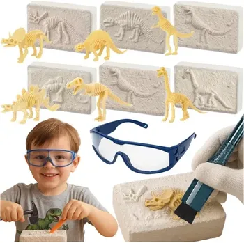 ostatní stavebnice KRUZZEL Dětská sada pro vykopávání dinosaurů Kruzzel
