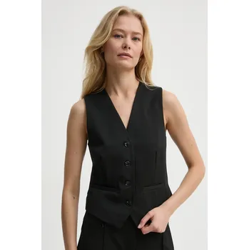 Dámská vesta Vesta Samsoe Samsoe, XS, černá, 99X