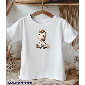Chlapecké tričko Trička s potiskem Tričko s potiskem, dětské, ZEBRA sedící, 1 ks zvolte VELIKOST trička ZDE:: 9/10 let Beagle
