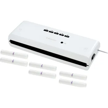 SILVERCREST® Sada vakuové svářečky fólií SV 130 A1 (bílá) a fólií do vakuovačky, 28 cm, 6 kusů