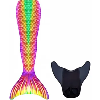 Karnevalový kostým Kostým mořské panny Kuaki Mermaids - Mořský ocas a monofin ploutev - Cancun XS 6-8 let