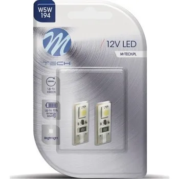 Autožárovka 2x Dioda LED L301 - W5W 2xSMD5050 CANBUS bílá LB301W, 51059