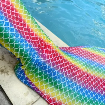 Karnevalový kostým Kostým mořské panny Kuaki Mermaids - Mořský ocas a monofin ploutev - Hawaii XXS 5-6 let