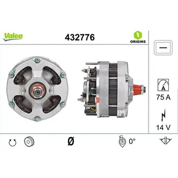 Autoelektrika Generátor VALEO 432776