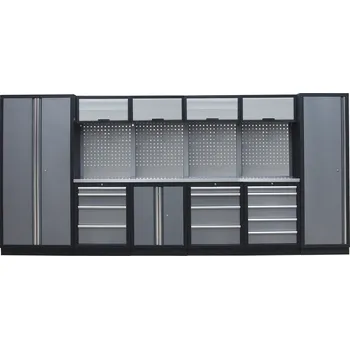 Dílenský regál Kvalitní PROFI dílenský nábytek 4235 x 495 x 2000 mm - TGS1300A66