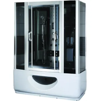 Sprchový box BPS-koupelny Hydromasážní box HYD-O99B 145x85, bez sauny v kombinaci s hydromasážní vanou