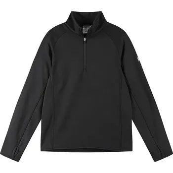 Chlapecká mikina Dětská mikina Reima Meriol černá barva, hladká, 5200441A 5200441A.9BYA 99X, vel. 128