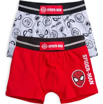 Chlapecké spodní prádlo Chlapecké boxerky MARVEL SPIDERMAN balení 2ks, červené a šedé Velikost: 128-140