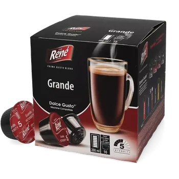 Káva Café René | Grande - Počet kapslí pro Dolce Gusto: 16
