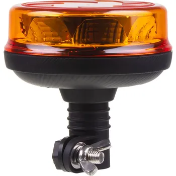 Pracovní světlo LED maják, 12-24V, 16x1W oranžový na držák, ECE R65