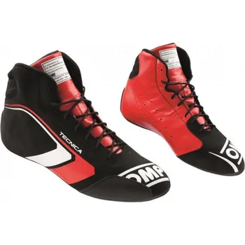 Moto obuv OMP Topánky OMP Tecnica black and red 39