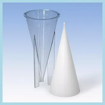 Výroba svíčky Polykarbonátová forma Kužel (Forma na výrobu svíček)