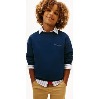 Chlapecká mikina Dětská mikina Tommy Hilfiger KS0KS00665.128.176.PPY2 námořnická modř 59X, vel. 164