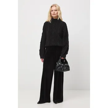 Dámský svetr Svetr Medicine dámský, černá barva, s pologolfem RW25-SWDA01 99X, vel. M