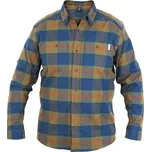 Warmpeace Pánská košile Warmpeace Dallas shadow blue/olive