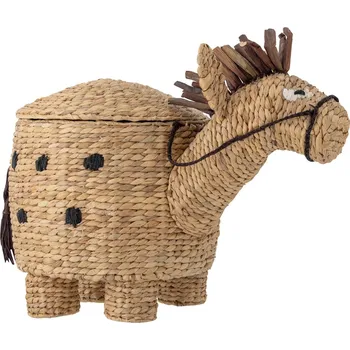 Bloomingville Úložný košík s víkem BOBBI 65x45cm