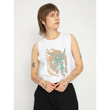 Dámské tričko Volcom Fa Tetsunori (white) M, bílá