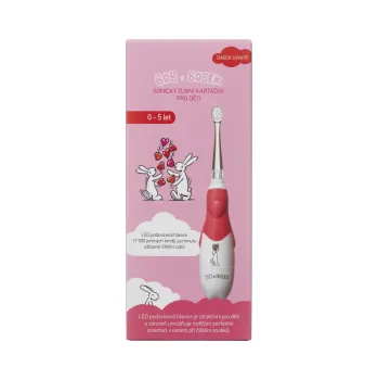 Elektrický zubní kartáček Bob a Bobek elektrický ZK Baby Pink