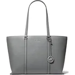 Kožená kabelka Michael Kors multifunction large šedá storm + doprava zdarma