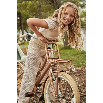 Dětská móda Dětské kalhoty Mayoral 6535.8C.Junior.PPYA béžová 01X, vel. 167