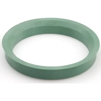 Alu kolo Kroužek vymezovací 76,0 / 65,05 (600.6160.001), plast, zelená, přesah kužele 4mm